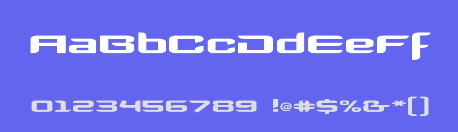 Clone Wars by SpaceStation — Display Font — thumbnail 3