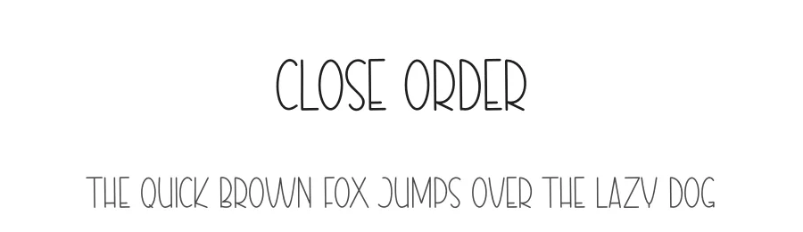 Close Order