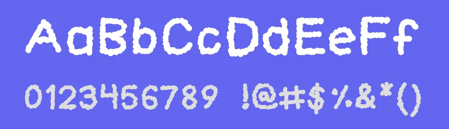 Cloudlike by Matt B — Decorative Font — thumbnail 3
