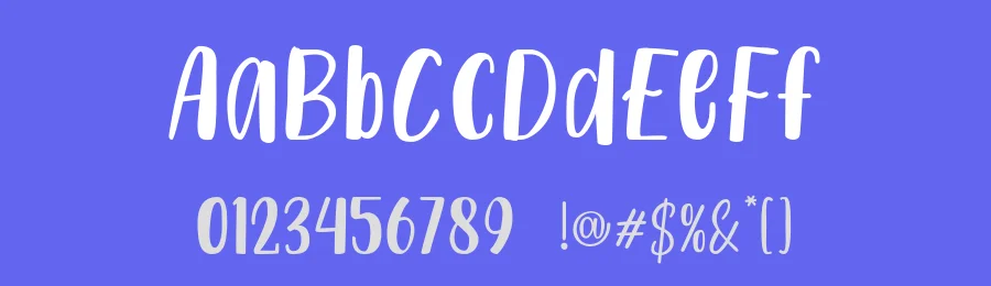 Cloudy by Nur Solikh — Decorative Font — thumbnail 3