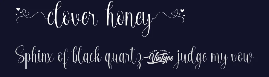 Clover Honey by VinType — Script Handwritten Font — thumbnail 2