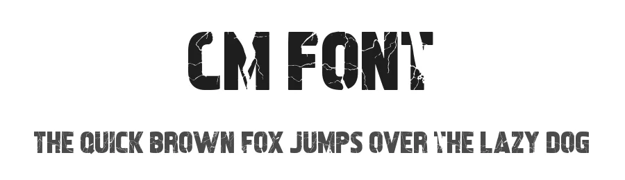 CM Font by Chequered Ink — Decorative Font