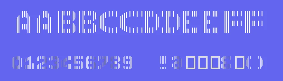CMC 7 by Harold's Fonts — Dingbats Font — thumbnail 3