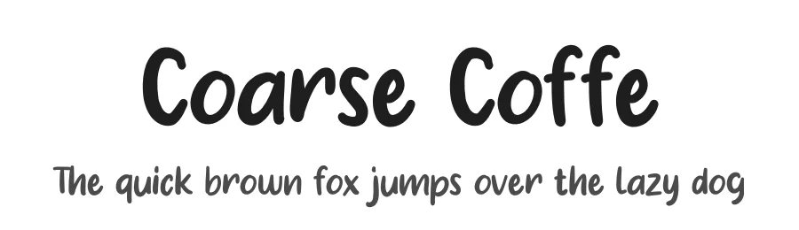 Coarse Coffe