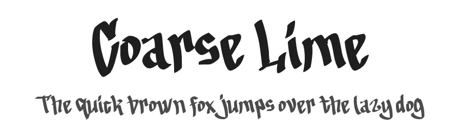 Coarse Lime