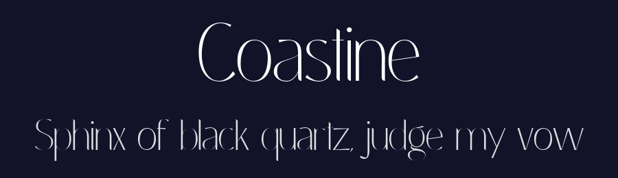 Coastine by Typetemp Studio — Sans Serif Font — thumbnail 2
