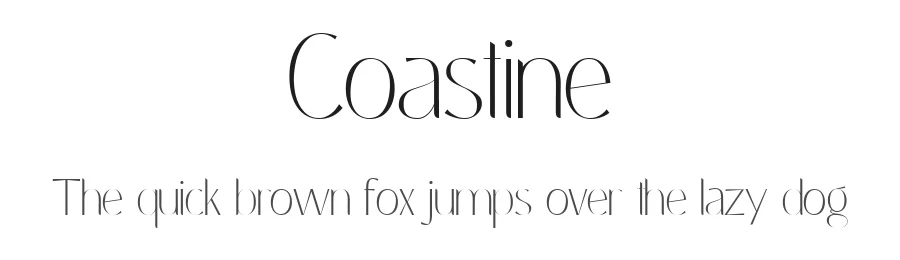Coastine by Typetemp Studio β Sans Serif Font