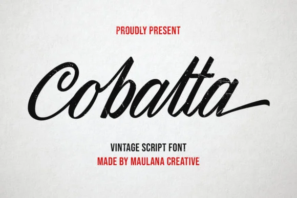 Cobalta Font by Maulana Creative — Script Handwritten Font