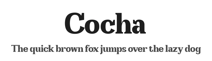 Cocha