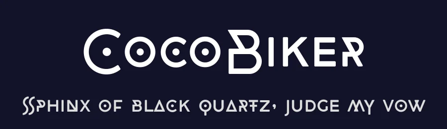 CocoBiker by Zetafonts — Sans Serif Font — thumbnail 2