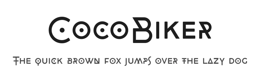 CocoBiker by Zetafonts — Sans Serif Font