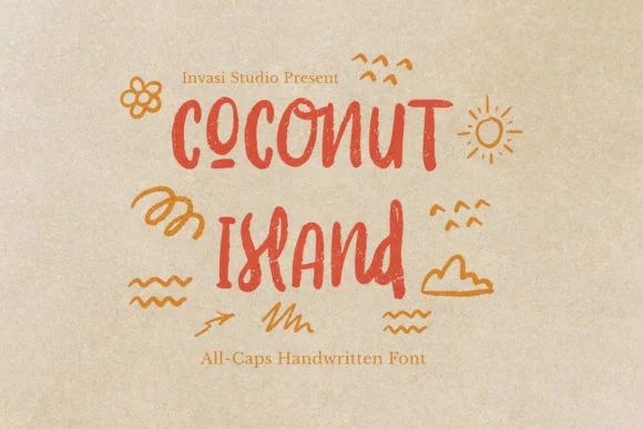 Coconut Island Font by invasistudio โ Script Handwritten Font