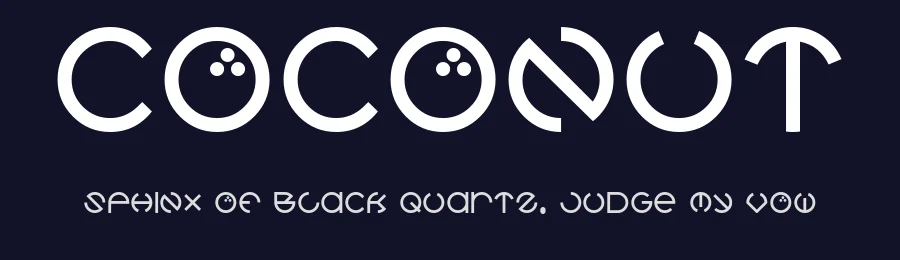 Coconut by GGBotNet — Decorative Font — thumbnail 2