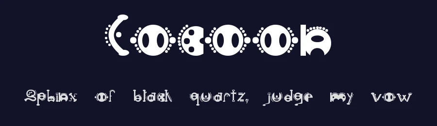 Cocoon by Enrique L Santana — Decorative Font — thumbnail 2