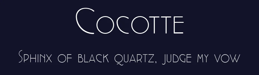 Cocotte by Zetafonts — Decorative Font — thumbnail 2