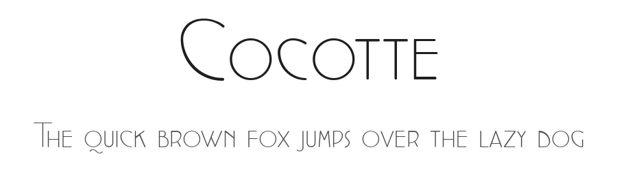 Cocotte by Zetafonts — Decorative Font