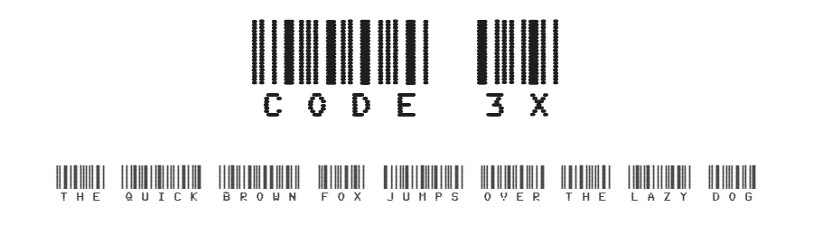 Code 3X by Yuji Adachi — Dingbats Font