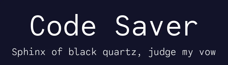 Code Saver by Dharma Type — Sans Serif Font — thumbnail 2