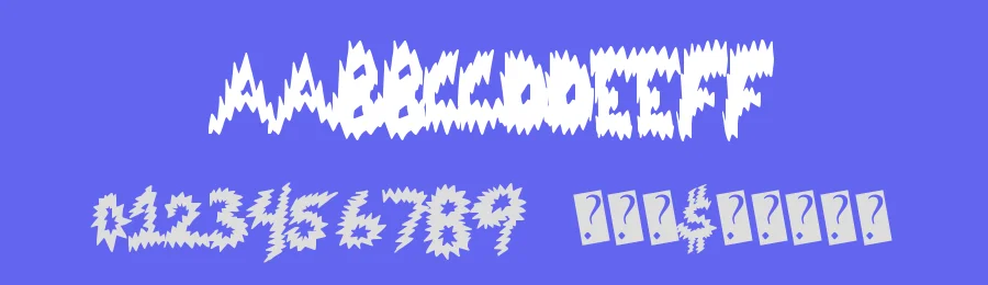 Code Danger by Xerographer Fonts — Decorative Font — thumbnail 3