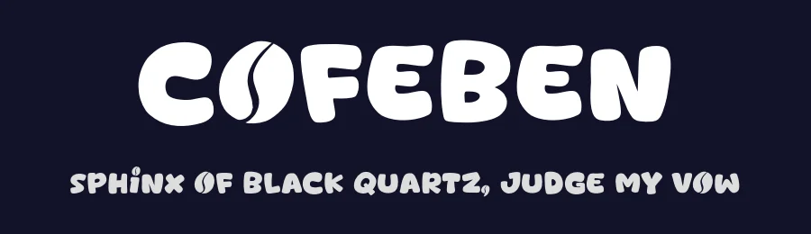 Cofeben by Khurasan — Decorative Font — thumbnail 2