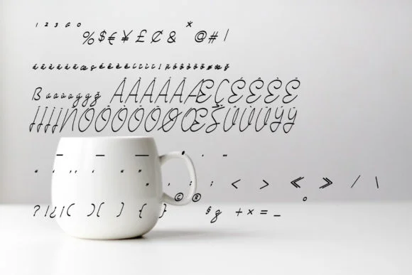 Coffee Drink Font by Designvector10 — Script Handwritten Font — thumbnail 5
