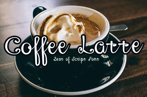 Coffee Latte Font by Almahyra Studio by Almahyra Studio — Script Handwritten Font