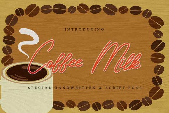 Coffee Milk Font by Slenting Art — Script Handwritten Font
