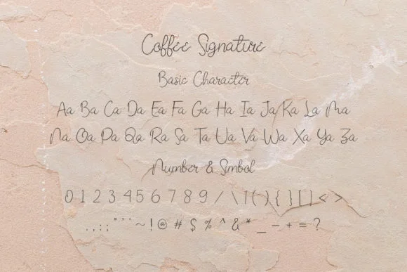Coffee Signature Font by Creassion Studio — Script Handwritten Font — thumbnail 4