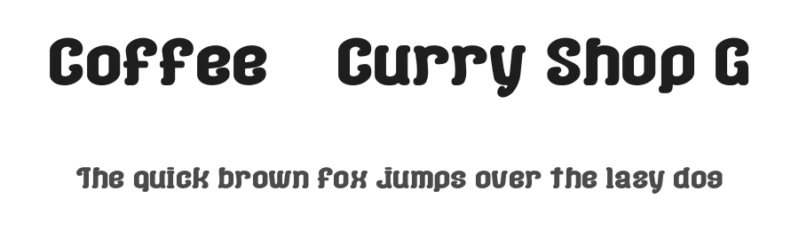 Coffee & Curry Shop G