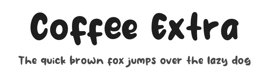 Coffee Extra by Khurasan — Decorative Font