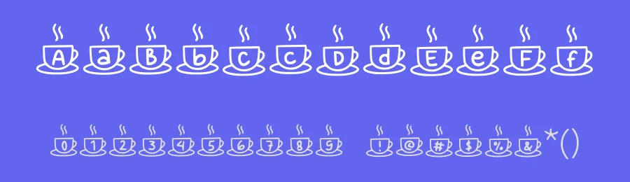 Coffee Mocca by Aisyah — Decorative Font — thumbnail 3