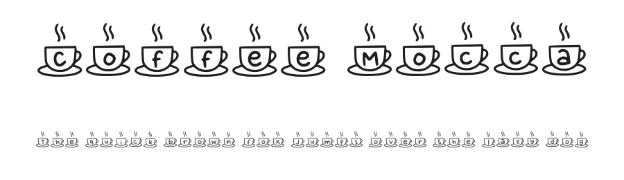 Coffee Mocca by Aisyah — Decorative Font