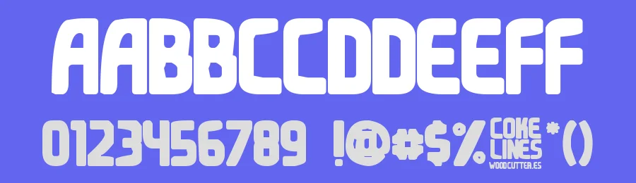 Cokelines by Woodcutter — Decorative Font — thumbnail 3