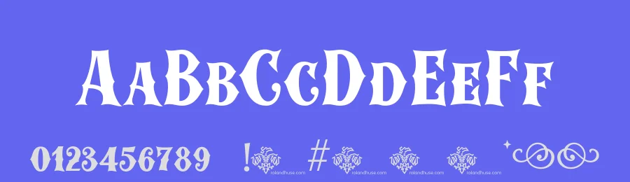 Colder Weather by Roland Huse Design — Decorative Font — thumbnail 3