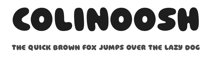 Colinoosh by Philatype β Decorative Font