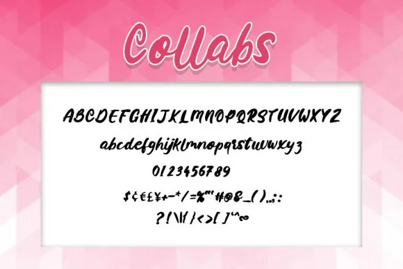 Collabs Font by shiddiq.art — Script Handwritten Font — thumbnail 2