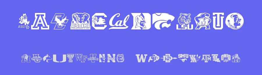College Collage by Iconian Fonts — Dingbats Font — thumbnail 3