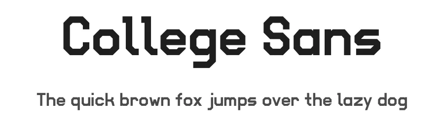 College Sans