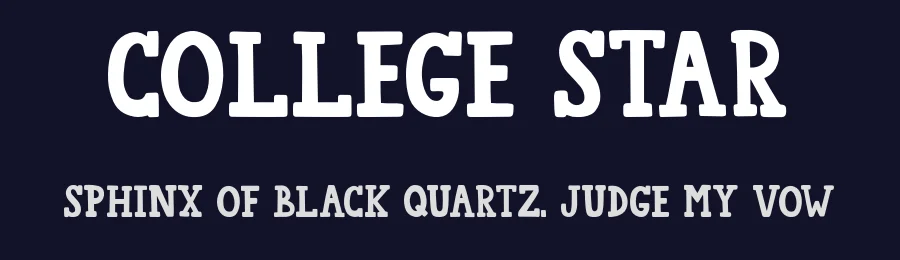 College Star by LoveSVG — Decorative Font — thumbnail 2