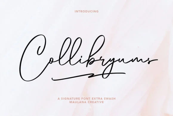 Collibryums Font by Maulana Creative — Script Handwritten Font