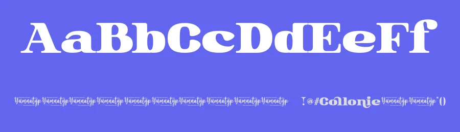 Collonie by Yumna Family — Serif Font — thumbnail 3