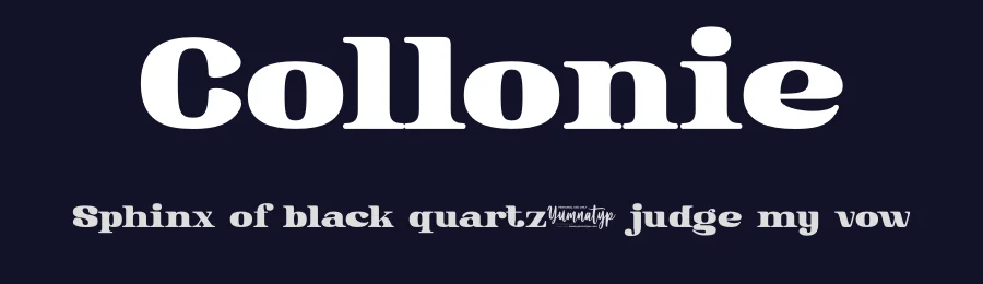 Collonie by Yumna Family — Serif Font — thumbnail 2