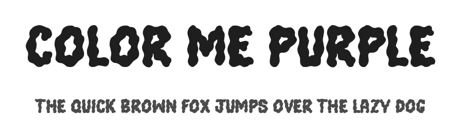 Color Me Purple by JSH creates — Decorative Font