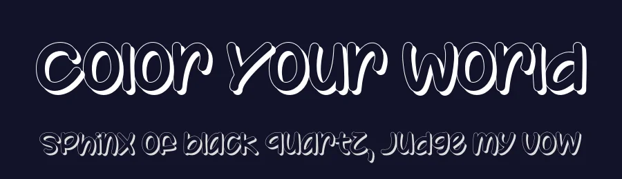 Color Your World by Misti's Fonts — Decorative Font — thumbnail 2