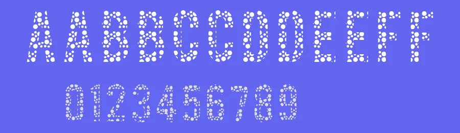 Color Blind by Xerographer Fonts — Decorative Font — thumbnail 3