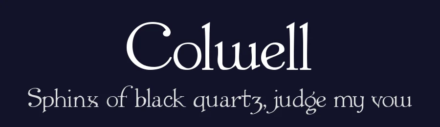 Colwell by Apostrophic Labs — Decorative Font — thumbnail 2