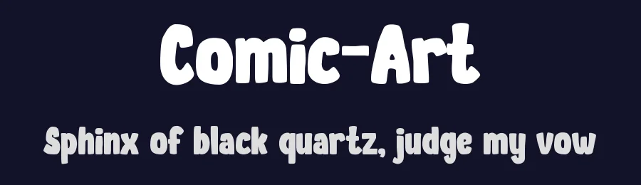 Comic-Art by Pinisiart — Decorative Font — thumbnail 2
