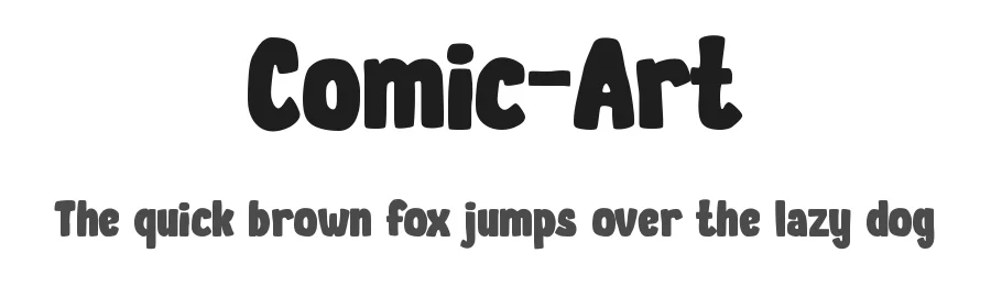 Comic-Art by Pinisiart — Decorative Font