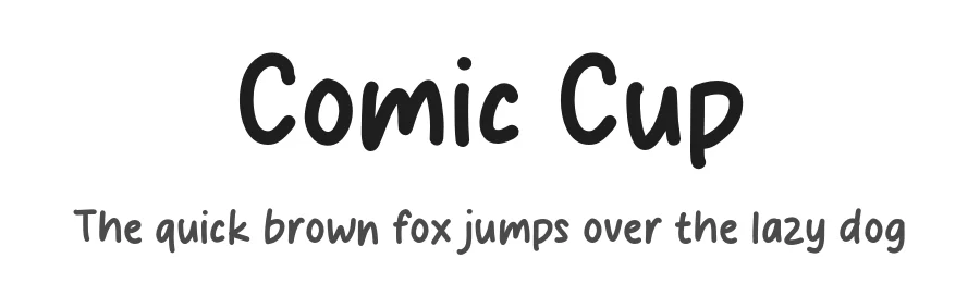 Comic Cup