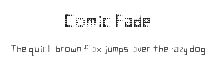 Comic Fade by Geronimo Font Studios — Display Font